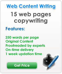 Web copywriting services with affordable packages